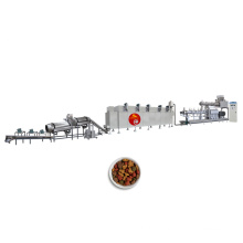 Automatic industrial drying pet dog granule food processing machinery pet food granule extruder